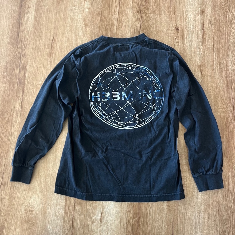 H33M graphic logo long-sleeve